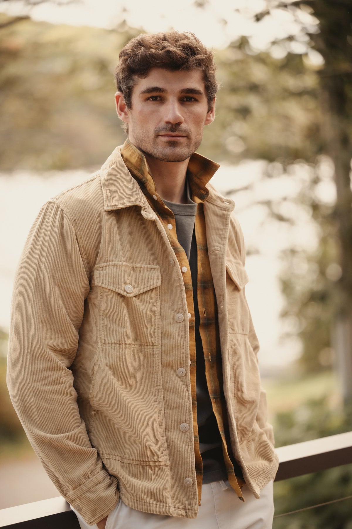 Wide Wale Corduroy Trucker Jacket