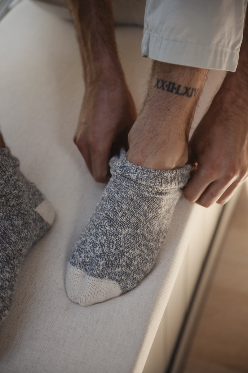 marled ankle socks
