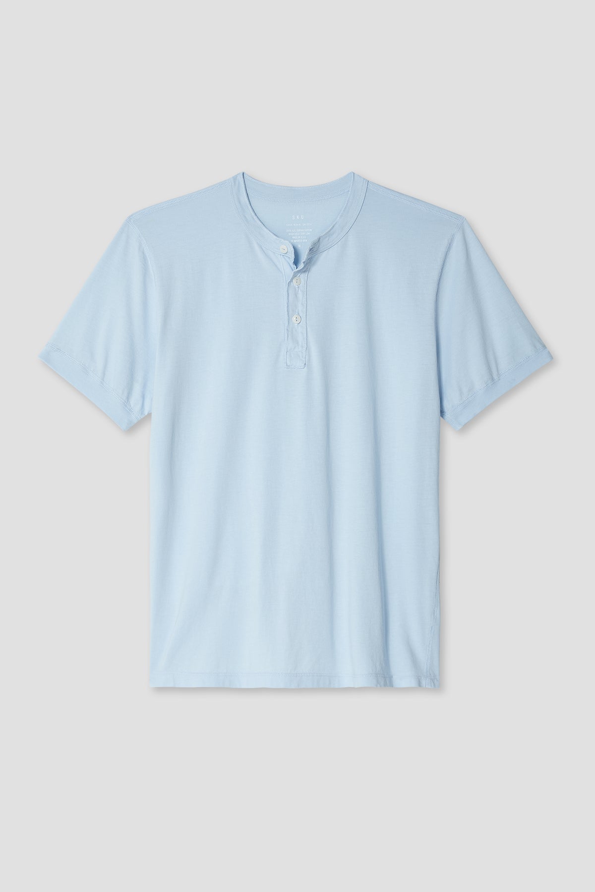 Short Sleeve Supima Henley