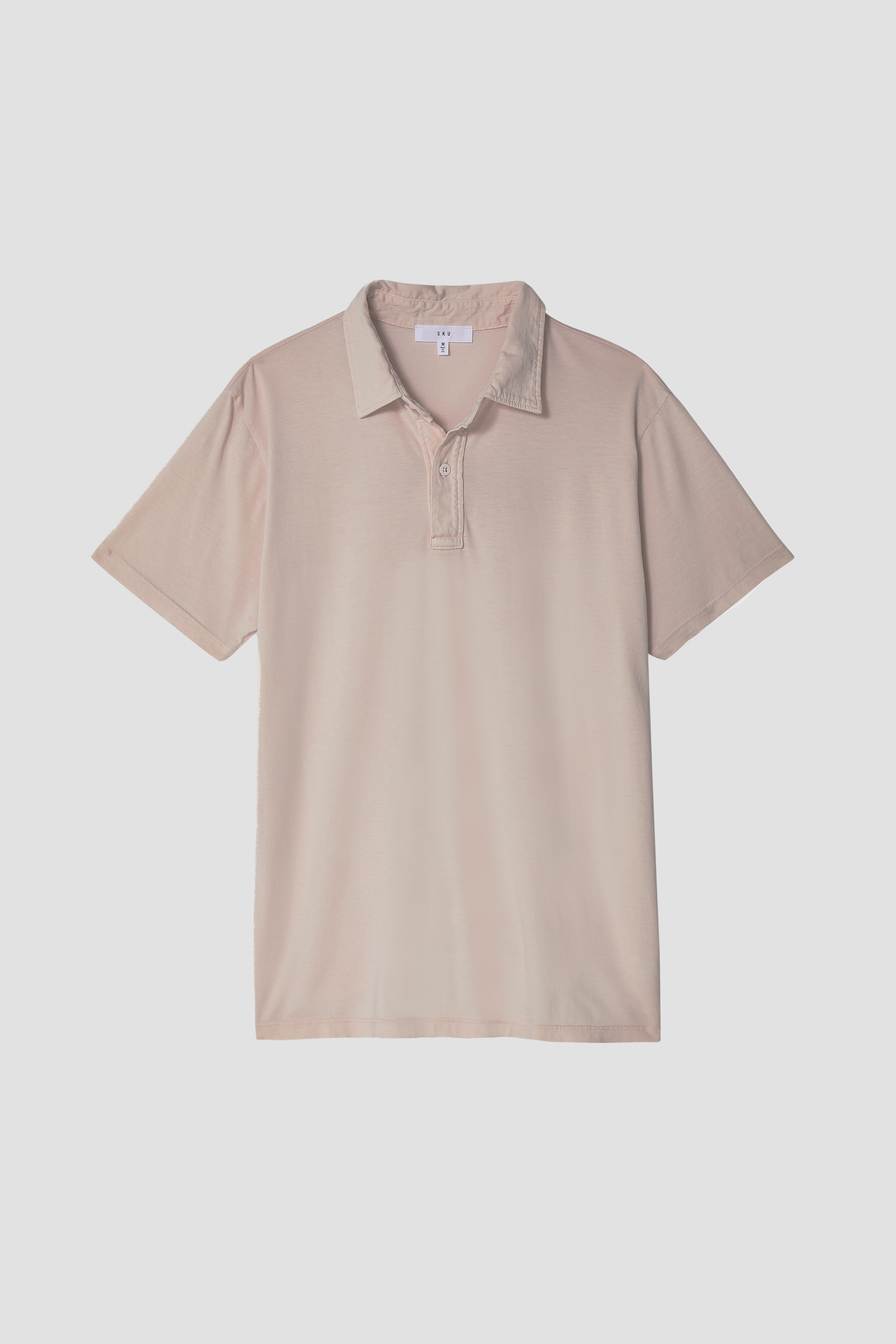 Camiseta tipo polo Supima de manga corta