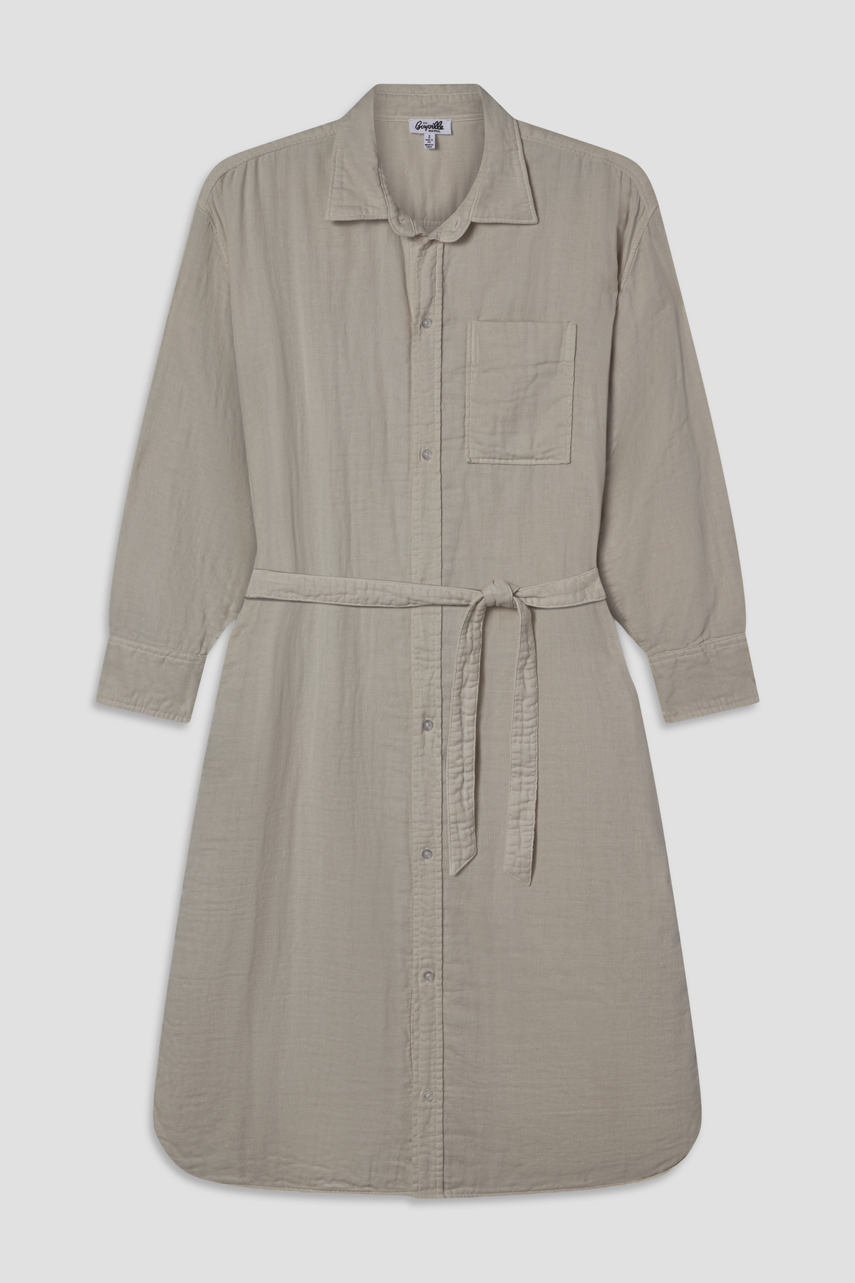 Triple Gauze Shirt Dress