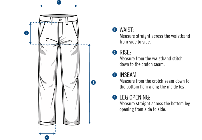 Twill Original Chino — how to measure
